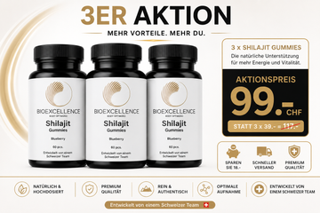 3er-Pack Shilajit Gummies – Blaubeere (90 Tage)